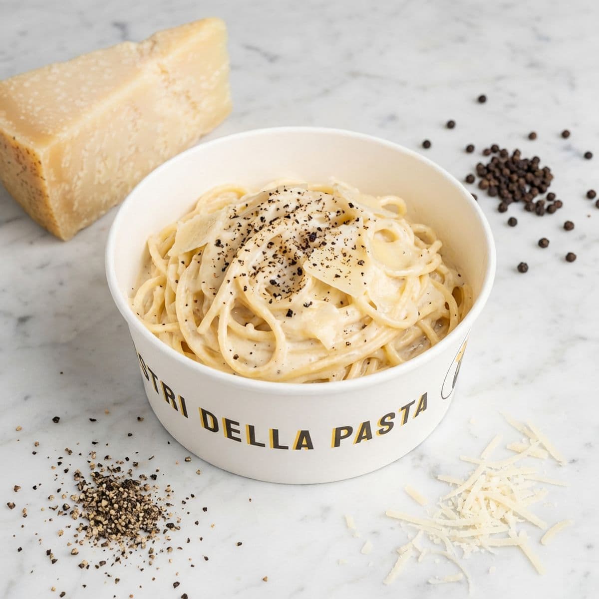 Rigatoni cacio e pepe Maestri della Pasta